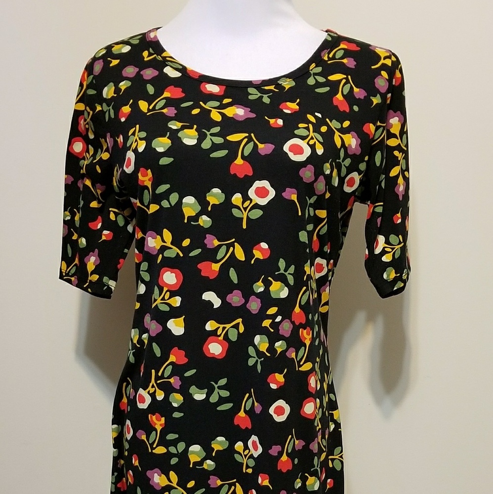 Lularoe Julia floral/leopard dress *Unicorn*